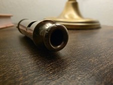 Vintage “THE CITY” Police Whistle Nickel-Plated Brass–Made in Englandc.1920s–40s