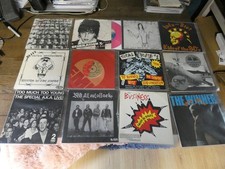 PUNK COLLECTION OF 35 7" SINGLES, SEX PISTOLS, CLASH, DAMNED, - SEE DESCRIPTION