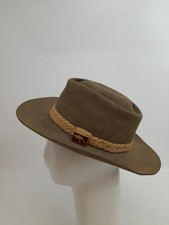 Christys' London Moss Bros The Outback Hat 100% Fine Fur Felt Olive Colour