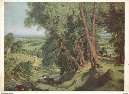 Postcard art painting - -,