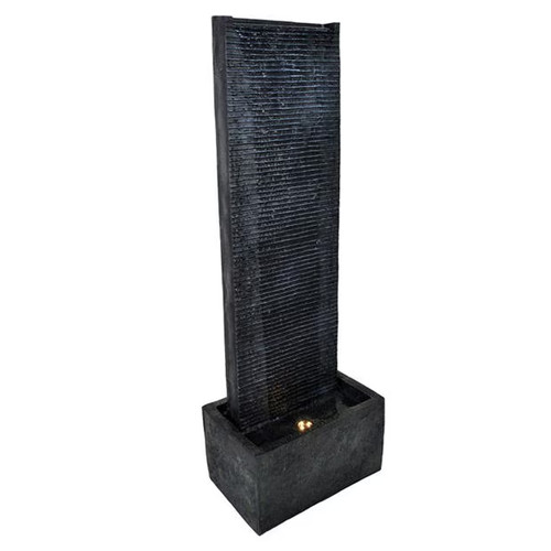 Solar waterfall water feature - solar,
