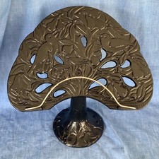 Birds In Tree Black Cast Iron Cook Book Stand Display Rack Kitchen Recipe Holder