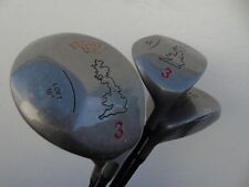 JOB LOT  4 X  BRONTY 41.5"   3 WOODS RIGHT HAND REGULAR GRAPHITE SHAFT GOLF CLUB
