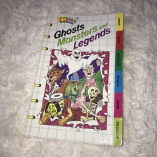 Fun Fax Organiser System Ghosts Monsters And Legends 1990 Henderson Publishing