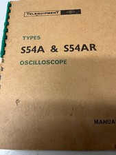 Telequipment types s54a and - telequipment,