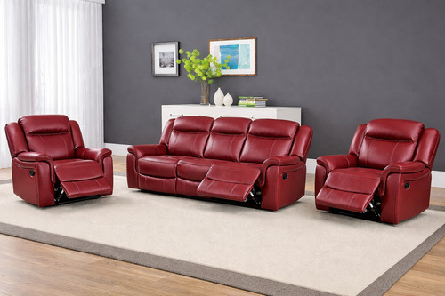 Burgundy red leather gel - leather,
