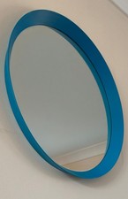 Ikea Langesund Circular Mirror Blue 50cm VGC