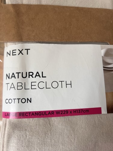 Natural tablecloth 100 cotton - tablecloth, 100%