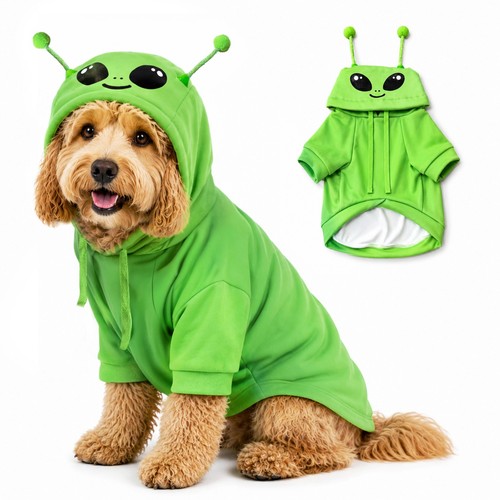 Dog cat alien ufo - cat, halloween