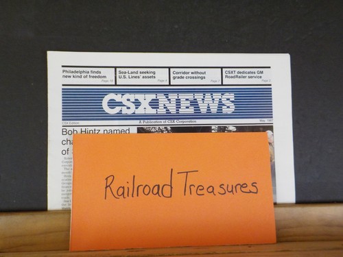 Csx news vol may - 2, 1987
