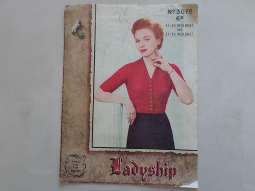 Original 1950 knitting - 1950's/60's,