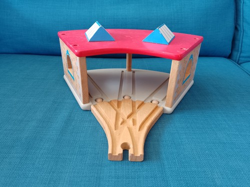 Wooden engine shed for - engine,