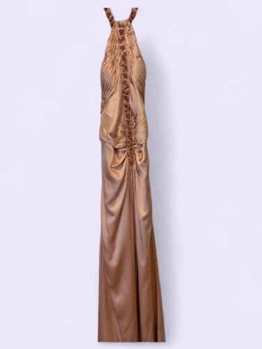 Terani couture bronze halter - terani,