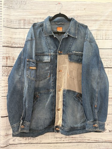 Akademiks xxxl denim jacket - denim,