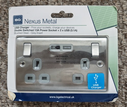 Nexus metal double socket - nexus,