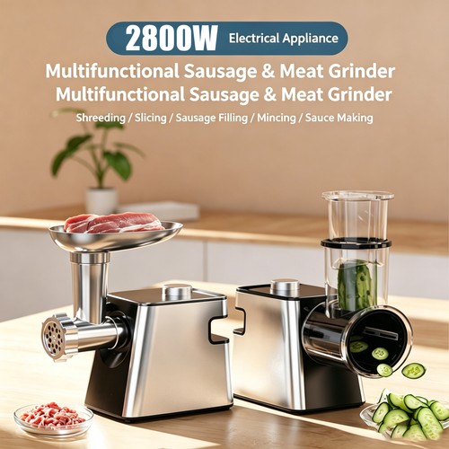Meat grinder sausage - meat,