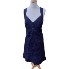 Star By Julien MacDonald Dress Cotton Black Fitted Ladies Size 10 Charity Sale 