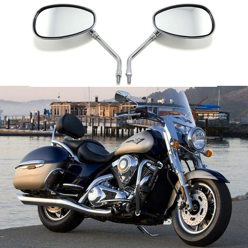 Chrome motorcycle rear view - rear,