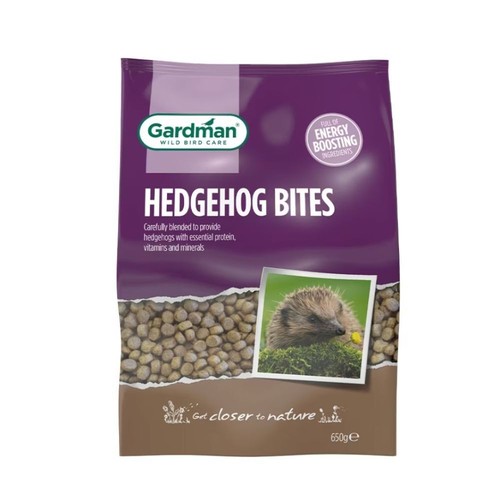 Hedgehog food bites - hedgehog, gardman