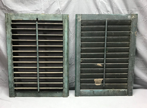 Pair antique small window - small, wood