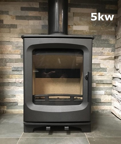5kw multifuel stove cast - cast, iron