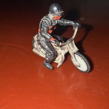 Britains Motorcycle Speedway Racer Diecast Model Motorcycle Toy Collectible