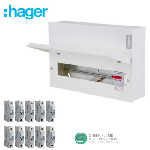 Hager 10way 100amp - , mainswitch