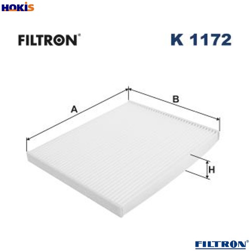 Filter cabin air 1172 for - air, k