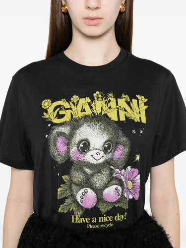 Ganni graphic shirt - t-shirt,