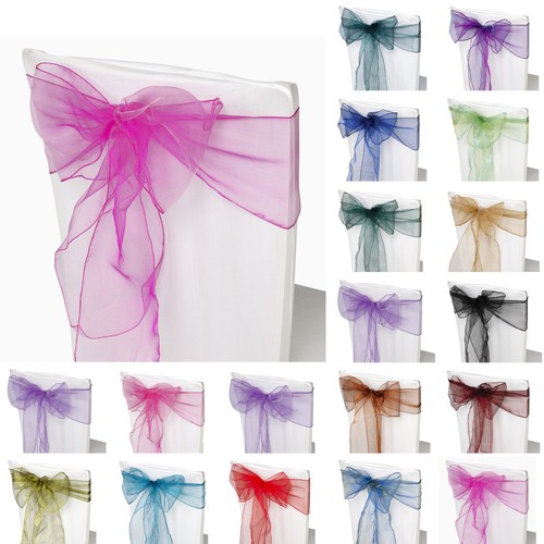 Organza sashes chair cover - organza,