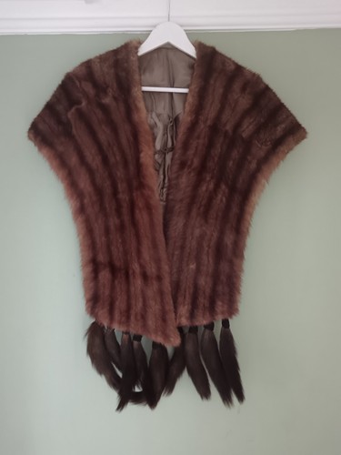 Real fur vintage mink - fur,