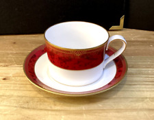 Spode Bordeaux Coffee Cup & Saucer