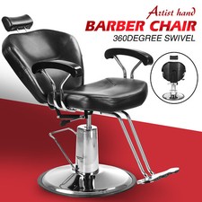 Black Recline Hydraulic Barber