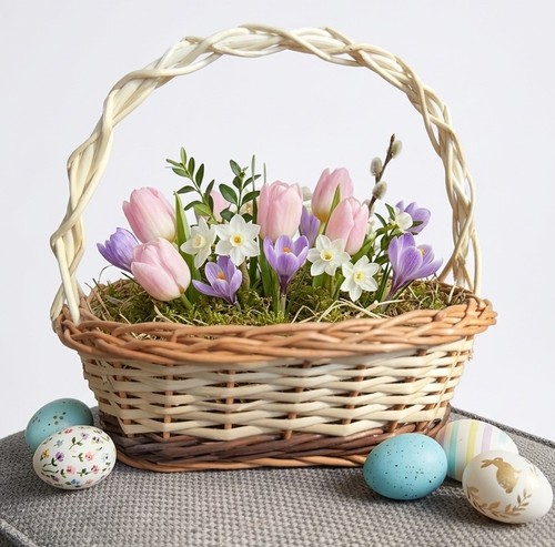 Easter basket egg - basket,, hunt
