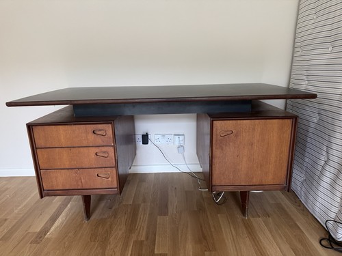 Mid century modern teak desk - teak,