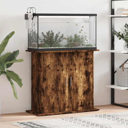 Walplus aquarium stand smoked - walplus,