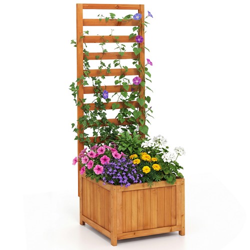 Costway wood raised - wood, garden