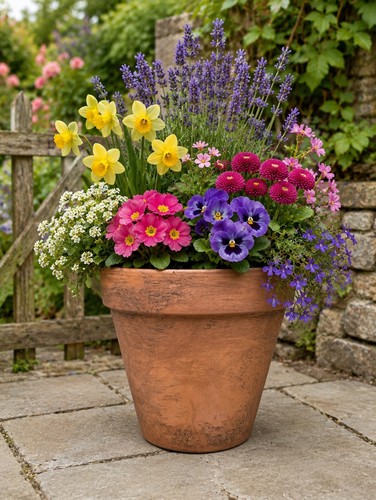 Large terracotta pot 5cm - x-large, 26.5cm
