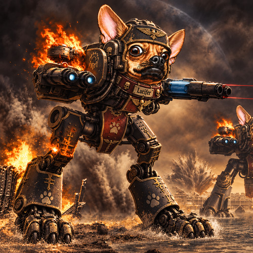 Lucifer the titanic warhound - lucifer,
