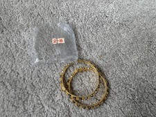 Gold Tone Costume Jewellery Bracelet Bangles 2  traditional Indian 2.8 wrist