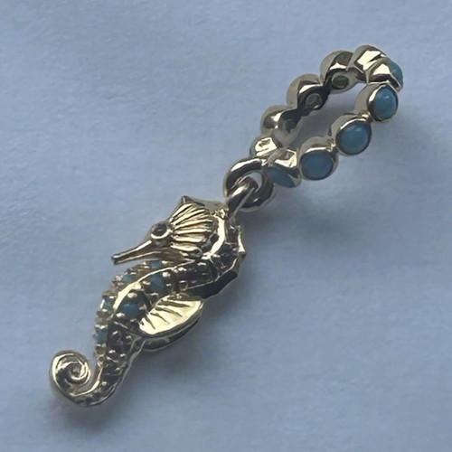 Pandora seahorse dangle charm - pandora,