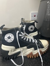 Converse Run Star Motion Canvas Platform Black. Size UK 8
