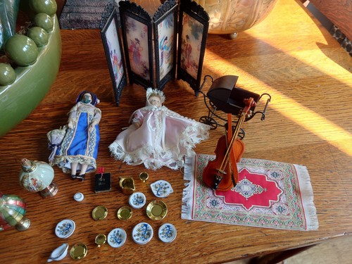 Vintage dolls house bundle - vintage, 24