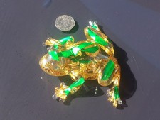 FROG ORNAMENT  GOLD PLATED