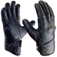 Blade Motorcycle Motorbike Gloves Leather Winter Waterproof Knuckle Protection