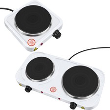Portable Hot Plate Electric Cooker Double Single Table Top Hob Kitchen Camping 