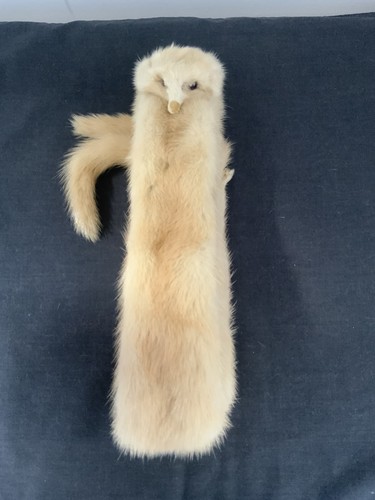 Vintage real fur stole scarf - vintage,