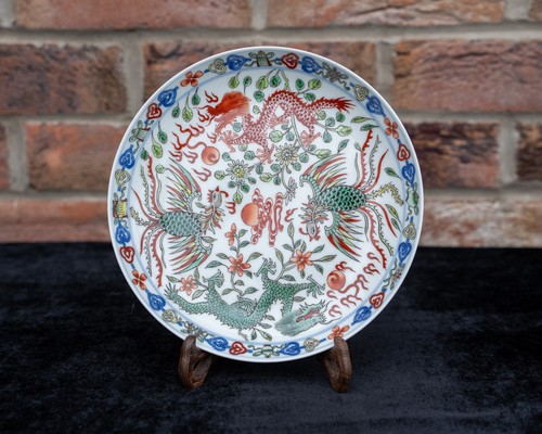 Chinese famille verte - verte, dragon