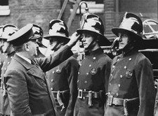 Firemen With Their New Helmets