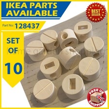 128437 x 10 IKEA Plastic Nut